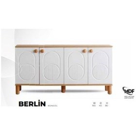 Resim Berlin Mdf Konsol Beyaz 