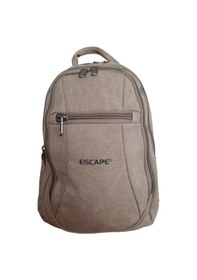 Resim Escape 307 Uni Sırt Çantası Kanvas Kumaş Laptop Bölmeli Outdoor Haki 