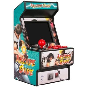 Resim 2,8 İnç 16 Bit Mini El Video Arcade Oyunu Taşınabilir Konsol Retro Konsol 
