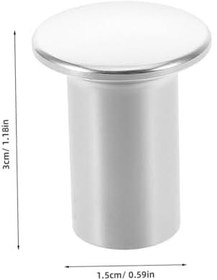 Resim ULTECHNOVO Araba Modifikasyonu - Düğme Tasarımına Sahip Alüminyum Alaşımlı Kol Topuzu 