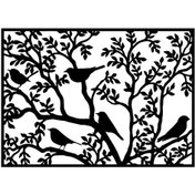 Resim Ağaç Dalında Kuşlar Duvar Dekor Sticker 40 X 45 Cm 