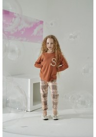 Resim Kız Çocuk Uzun Kol Kiremit Pijama Takımı C8t5n6o5 001 