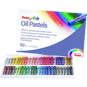 Resim Pentel Arts Yağlı Pastel Boya - 50 Renk / YPHN50 