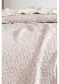 Resim Varol 5 Katlı %100 Pamuk Müslin Yatak Örtüsü 230x240 Cm Bej/cıftkısılık Bej 