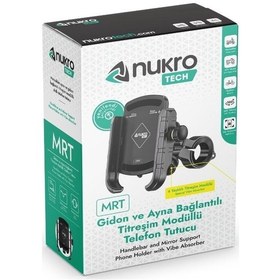 Resim Nukrotech MRT 4 Yastıklı Titreşim Modüllü Telefon Tutucu 