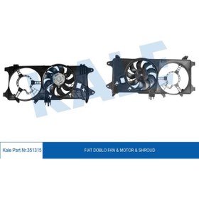 Resim KALE Fan Motor Davlumbaz Fıat Doblo 1.9 Uyumlu Jtd Mpv 119-223 