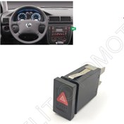 Resim PELİTOTOMOTİV Passat B5 Dörtlü Flaşör Düğme 3B0953235E (1997-2000) 