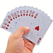Resim Su geçirmez Oynaklar - 1 veya 2 Deck | Havuz, Plaj, Büyü Tekniği ve Açık Hava Partileri için İdeal | Dayanıklı Yıkanabilir Poker Boyutu Standart Endeks Kartları 