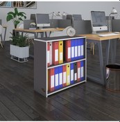 Resim Kenzlife Klasörlük Raflı Burutay Gri 70 80 30 Kitaplık Ofis Arkalıksız Çok Renkli 