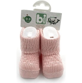 Resim Bibaby Bambu Jakarlı Bebe Çorap 68113 Somon 
