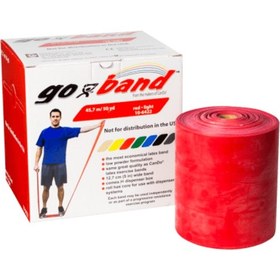 Resim Cando Go-band Direnç Egzersiz Bandı Kırmızı Lıght 45.7 Mt -10-6422 Kırmızı 