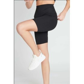 Resim Red Ruby Short Tayt Ince Fitilli Yüksek Rahat Bel 