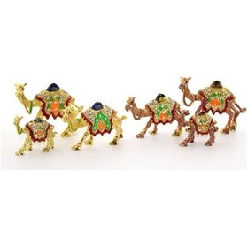 Resim Swarovski Taşlı 3'lü Deve Seti Model 1 