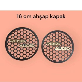 Resim 16 cm Ahşap Reis Audio Hoparlör Midrange Kapağı 