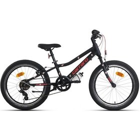 Resim Carraro Red Eagle Erkek Çocuk Bisikleti 230h 6 Vites V 20 Jant Mat Siyah Kırmızı Çok Renkli 