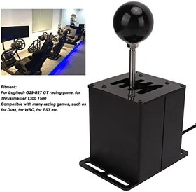 Resim PC USB Simülatör Vites Değiştirici, 8 Hızlı Yarış Oyunu Sıralı H Vites Değiştirici Mikro Anahtar Sensörü Thrustmaster T300 T500 Direksiyon için, 7+R (8 Vitesli) 