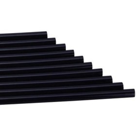 Resim Hobialem 20 Adet Siyah Silikon Çubuk 11 mm X 30 cm 