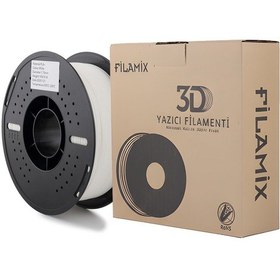 Resim Filamix Pla+ Beyaz Filament 1,75mm 1kg - Bisiparisver 