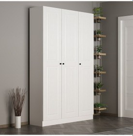 Resim Minar Kale 210 Cm 3 Kapaklı 1b Raf Portmanto Byz Mbr İlkbahar Byz 