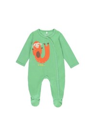 Resim Bobolı Unisex Bebek Tulum Bo.112082 Yeşil 