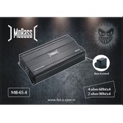 Resim Mobass Mb-65.4 2X200W Bass Kontrollü Stereo Oto Anfi Jameson