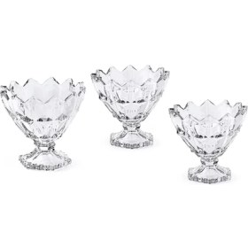 Resim Glass In Love Dondurma Tatlı Kasesi - 3'lü 