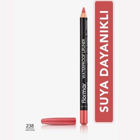 Resim Flormar Suya Dayanıklı ve Yoğun Pigmentli Mat Dudak Kalemi 238 Pure Rose 