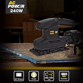 Resim CAT DX45 240Watt Profesyonel Devir Ayarlı Titreşimli Zımpara 