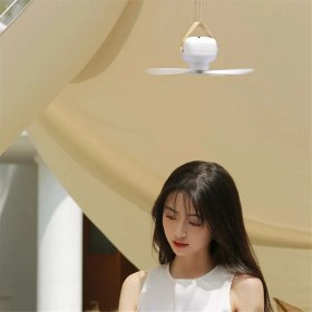 Resim LED Aydınlatma ile Taşınabilir Tavan Fanlar (Yurt Dışından) 