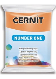 Resim Cernit Polimer Kil Seramik Hamuru Number One 56gr 752 Orange 