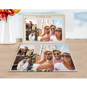 Resim Bk Gift Kişiye Özel 4 Fotoğraflı 1000 Parça Profesyonel Puzzle 