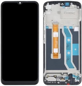 Resim Realme C21y Uyumlu Lcd Ekran Dokunmatik Full Çıtalı RMX3261 