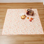 Resim 130x130cm Dayanıklı Mutfak Zemin Matı, Kaymaz Tepsi Altlığı 