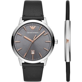 Resim Emporio Armani AR80026 Erkek Set Kol Saati ve Bileklik 
