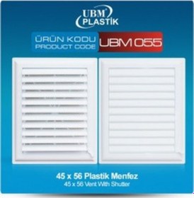 Resim Ubm Banyo-Wc Menfazi 45Cmx56Cm Beyaz 