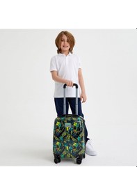 Resim Coral High Kids Nefti Siyah Tamir Seti Desenli Çocuk Valizi 16761 