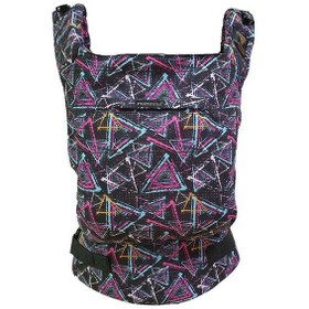 Resim Mamadusbaby Renkli Üçgenler - Standart Ergonomik Kanguru 