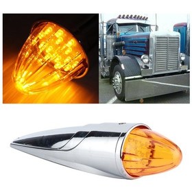 Resim Reedark Tır Kabin Üstü 17 Led Amber Isık 12v Su Geçirmez Yüksek Parlaklık Güvenli Sürüş Işığı 