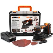 Resim Worx Wx822 20Volt 2.0Ah. Li-Ion Şarjlı Profesyonel Üçgen Mouse Zı (548705197) 