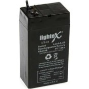 Resim Lightex Lt-41 4V 1AH Kuru Bakımsız Işıldak Aküsü 