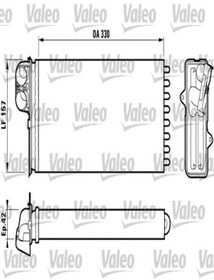 Resim Valeo 812170 Kalorifer Radyatoru Klimali Mekanik ( Renault : Master Iı 2.5d 2.8tdi 7701205584 (wr939767) 