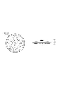 Resim Tema Banyo Tondo Tepe Duş Başlığı 55210 Diğer 