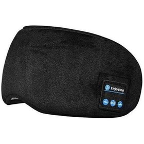 Resim Youtek Siyah Akıllı Bluetooth Göz Maskeyi - 3d Ses İmmersiyonu, Müzik/arama, Uyku İçin Işık Engeli, Konforlu Ve Nefes Alabilir 