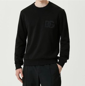 Resim Dolce&Gabbana DG Patch Sweatshirt Siyah 