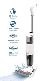 Resim Sinbo SFC-4102 Islak Kuru Şarjlı Dikey Süpürge | Kablosuz Temizlik 