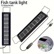 Resim Canlı akvaryum aydınlatması - çok renkli kontrol, uzatılabilir LED aquarium lambası taze su tankları için ideal doğal güzellik ekler Akvaryum Işık Tutucuları Aquarium Aksesuarları Tuzlu Suyun Altı İncileri Zamanlayıcılı Klipsli Çip Lamba Dimmer'lı İncili Yüzeyi Parlaklığı Ayarlanabilen Spektrum 