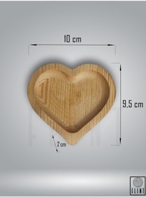 Resim Bambu Ahşap Çerezlik Lokumluk Sunumluk 3 Parça Dekoratif Tabak 