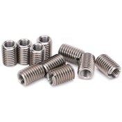 Resim Jeemson 10 Adet 303 Paslanmaz Çelik Redüksör Somun, M8x1.25 İç Diş - M12x1.75 Dış Diş, 18mm Uzunluk, Diş Tamiri İçin Endüstriyel Bağlama Parçası 