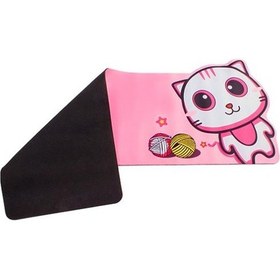 Resim Sevimli Kedi Klavye Mouse Masaüstü Matı Nd-mat Klavye Mouse Pad 