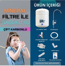 Resim 13 Aşamalı Su Arıtma Cihazı Açık Kasa 8 Lt. Çelik Içli Pompalı 478055093 